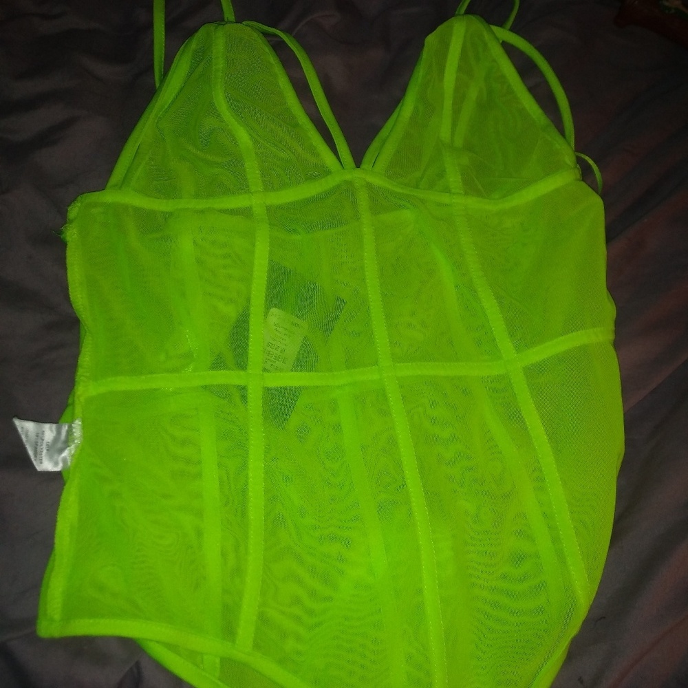 Neon green fashion nova bodysuit